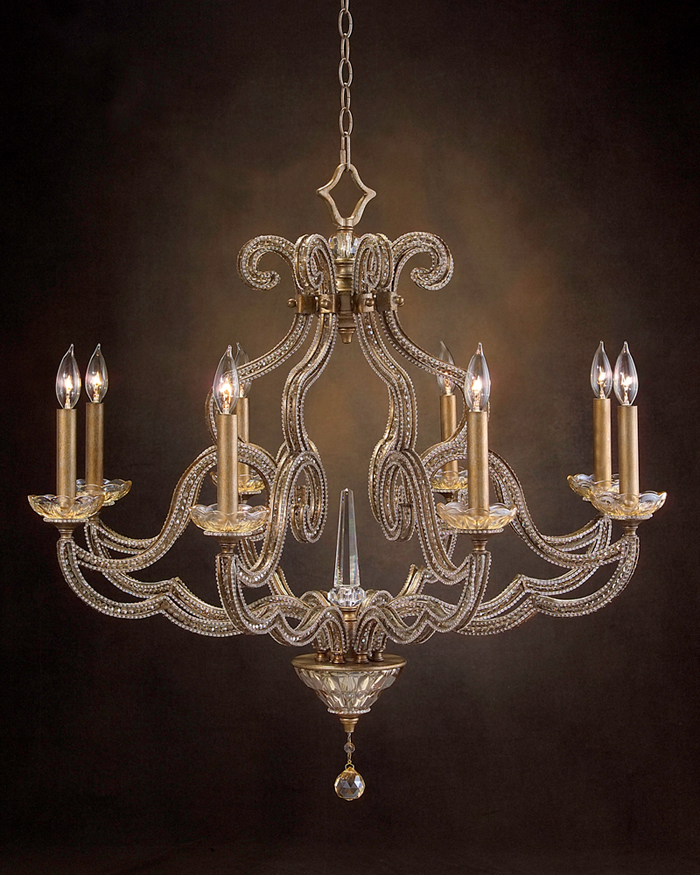 John Richard 8 Light Chandelier AJC-8680